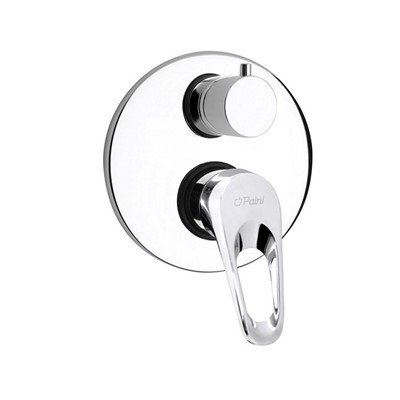 כיסוי/ידית ובורר מצבים  HOLE ערכת קיר 4 דרך קרטה